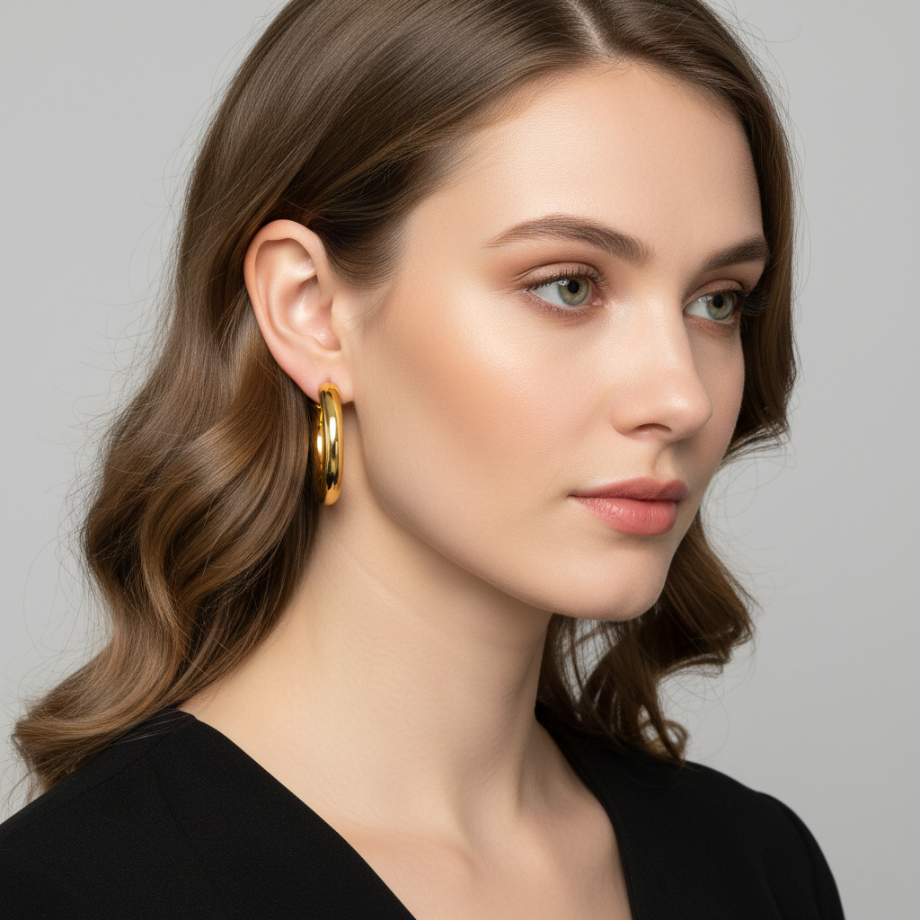 Kansas Hoop Earrings