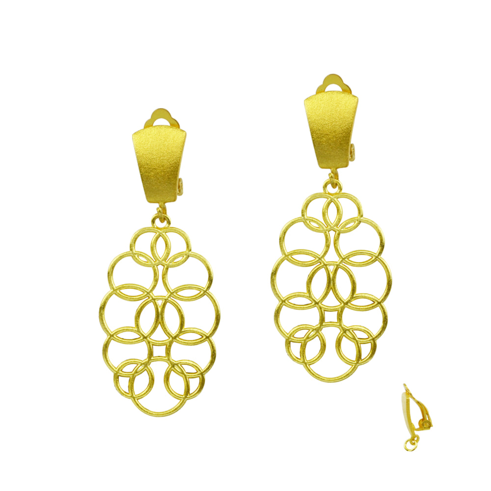 Normandy Clip Earrings