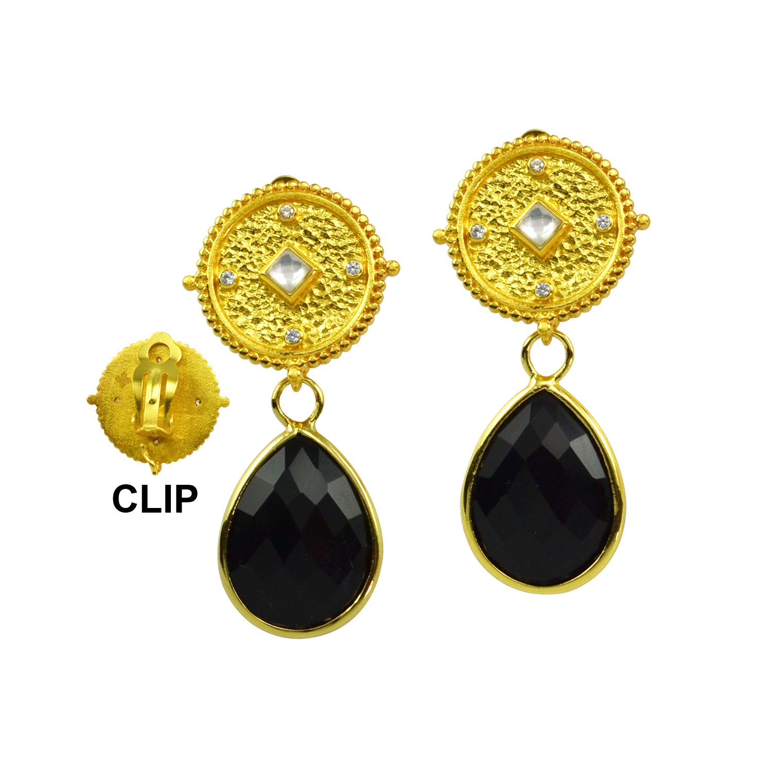 Charleston Clip Earrings