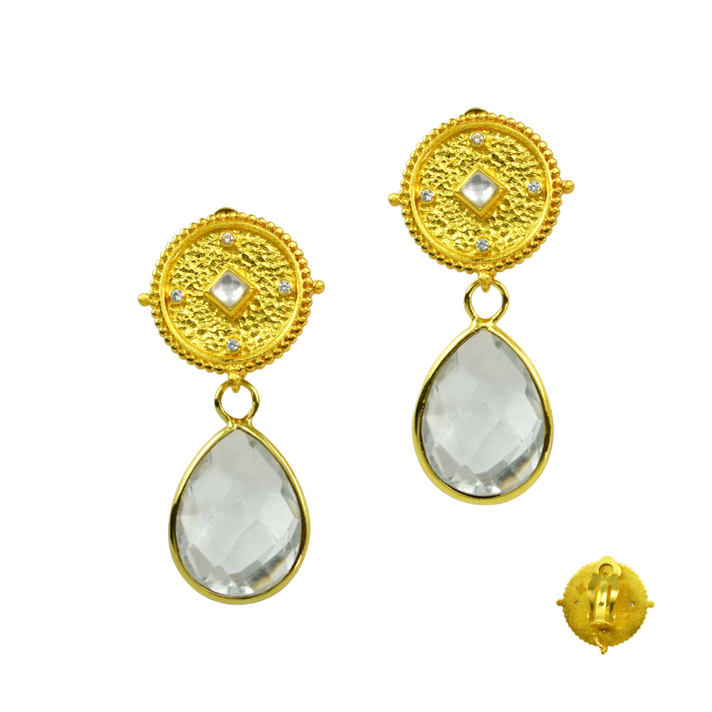 Charleston Clip Earrings