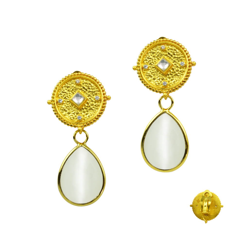 Charleston Clip Earrings