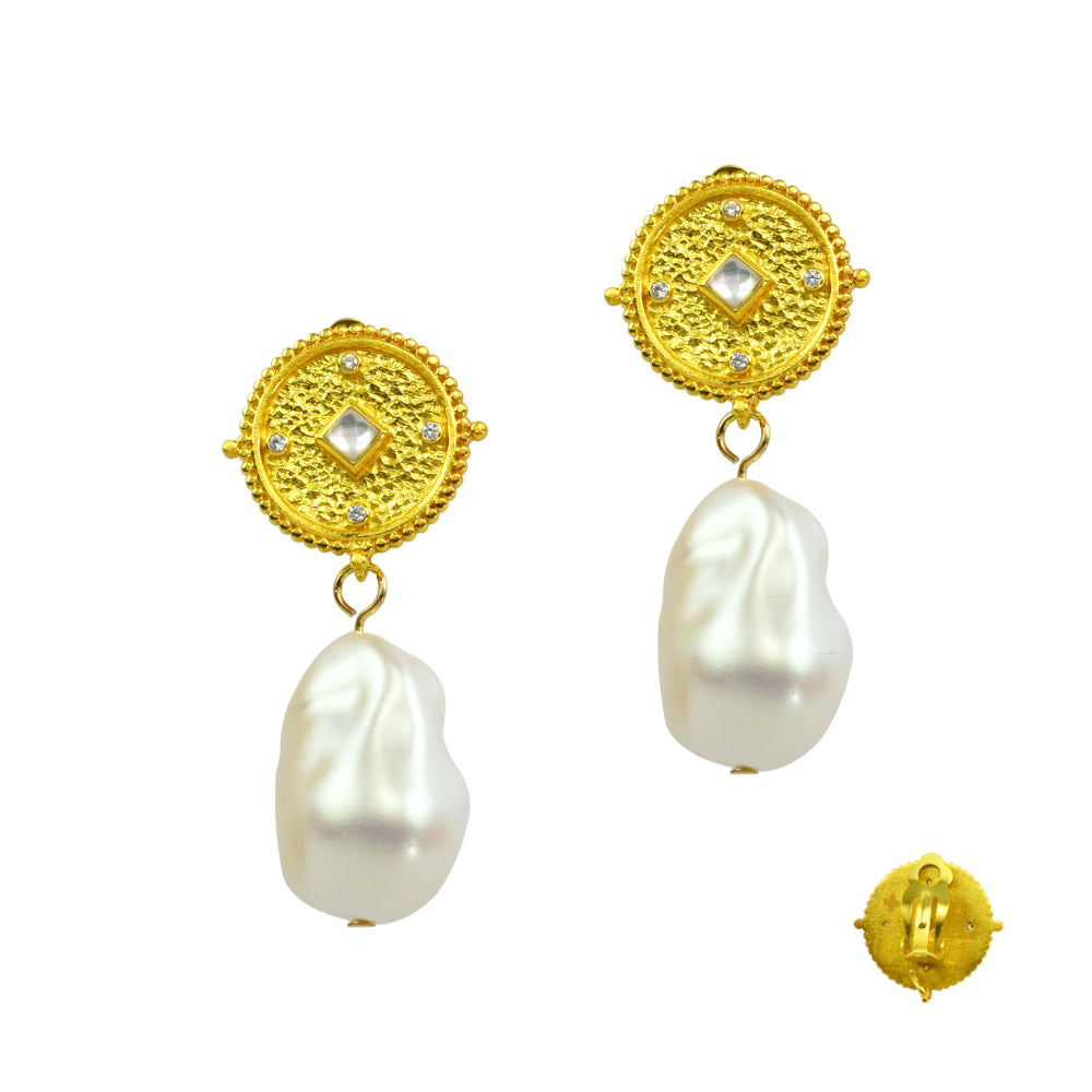 Delaware Clip Earrings